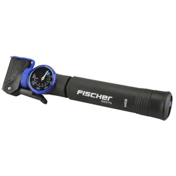 FISCHER Mini pompe à air pour vélo, commutable, noir