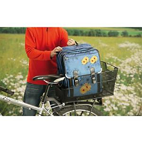FISCHER Panier de vélo BIG pour porte-bagage, noir