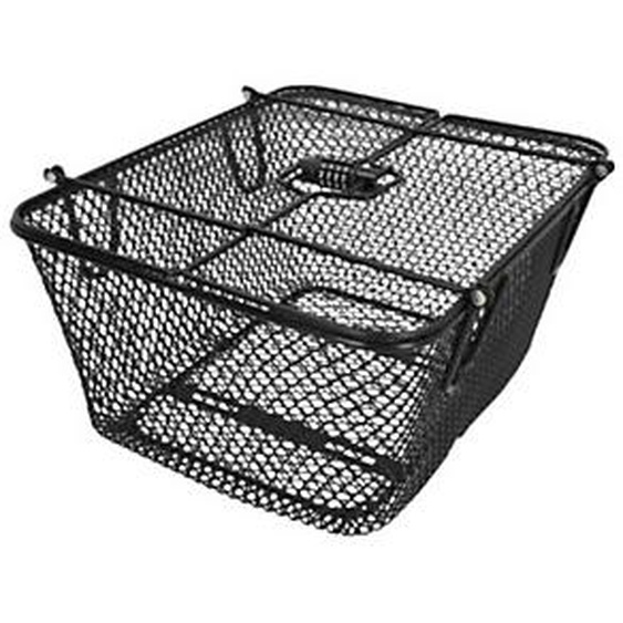 FISCHER Panier pour porte-bagages de vélo PLUS Safe, noir