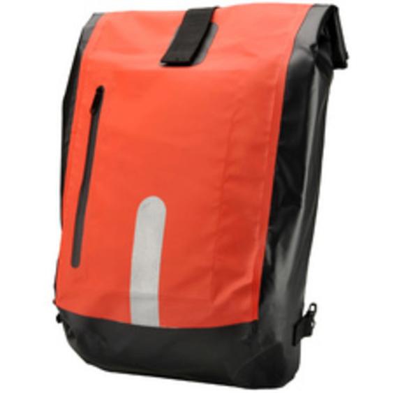FISCHER Sacoche de vélo, imperméable, rouge / noir