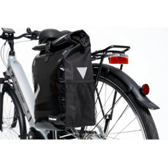 FISCHER Sacoche de vélo type coursier, noir