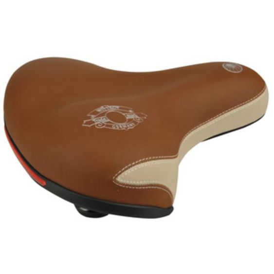 FISCHER Selle de vélo Élastomère, capuccino