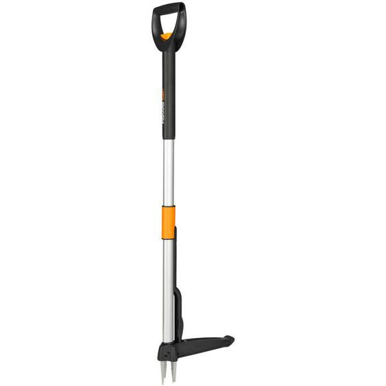 Fiskars - Désherbeur télescopique 4 dents Smartfit™