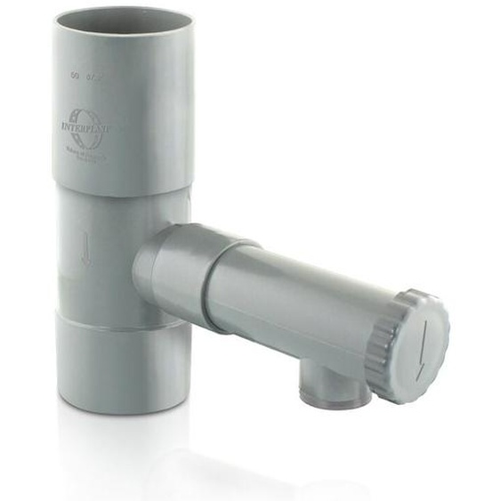 Fitt - Collecteur récupérateur deau de pluie gris pour tuyau Ø50 Gris - pvc