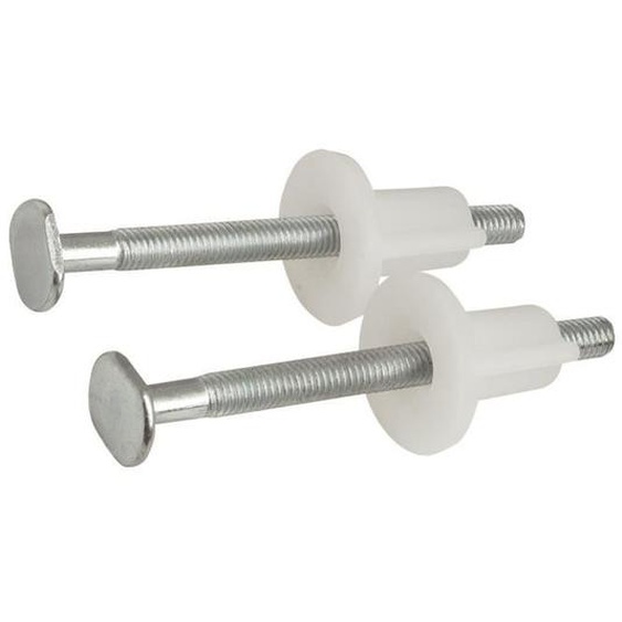 Fixation dabattant WC avec 2 écrous longueur 75mm
