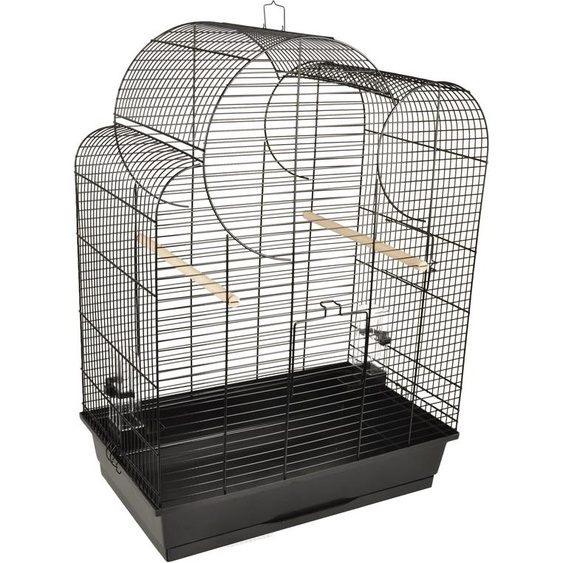 FLAMINGO Cage à oiseaux Wammer 1 54x34x75 cm noir