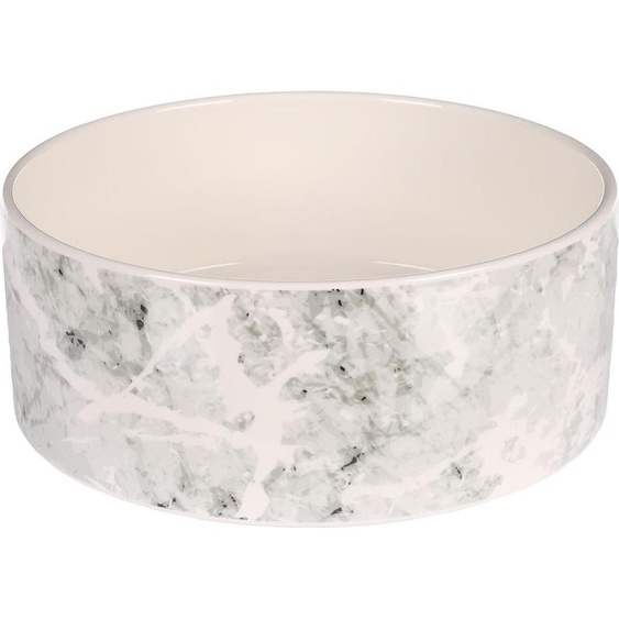 Flamingo Gamelle Marmi ronde gris clair pour chiens