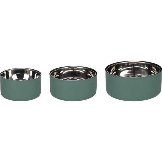 Flamingo gamelle pour boire et manger Xara ronde verte, capacité : 1,2 l
