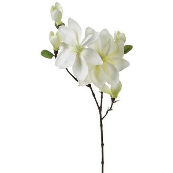 Fleur Artificielle - PARIS PRIX - Magnolia - 83 cm - Blanc - Astucieux & Pratique