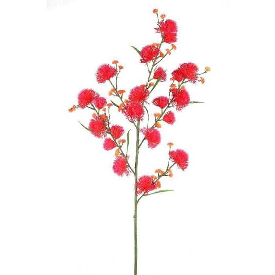 Fleur artificielle - PTMD - Tuin - 60x45x108 cm - Rouge - Plastique de haute qualité