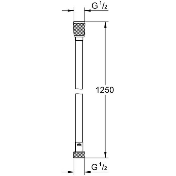 Flexible de douche SILVERFLEX 2m - GROHE PROFESSIONAL - 27137001