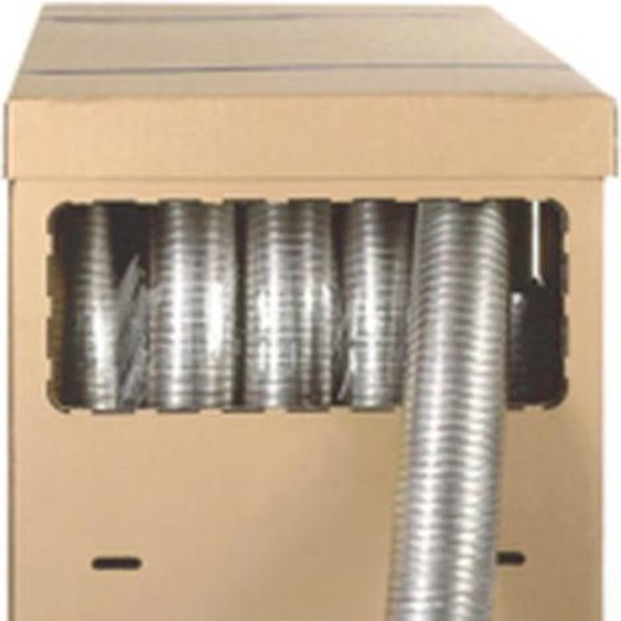 Flexible lisse inox 316 carton dévidoir Ø180mm vendu au mètre - JONCOUX - 652518