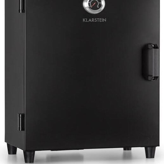 Flintstone Fumoir électrique 1600W Thermométre Inox - Noir
