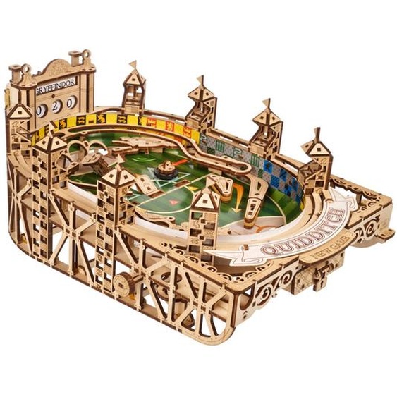 Flipper Quidditch En Bois À Construire – Maquette Mécanique 3d Inspirée De L’univers Harry Potter Brown