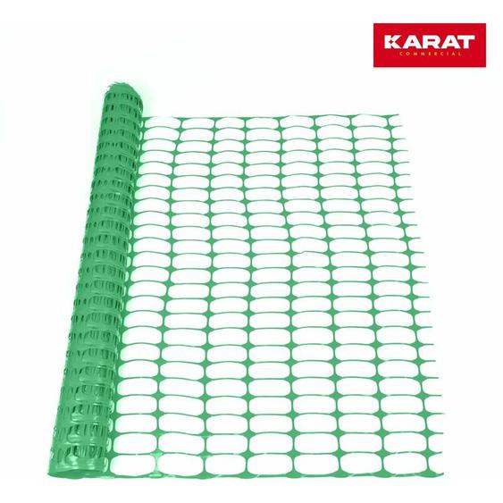 Barrière de sécurité Chester En plastique Mailles: 10 x 4 cm Hauteur: 100 cm Longueur: 30 m Vert