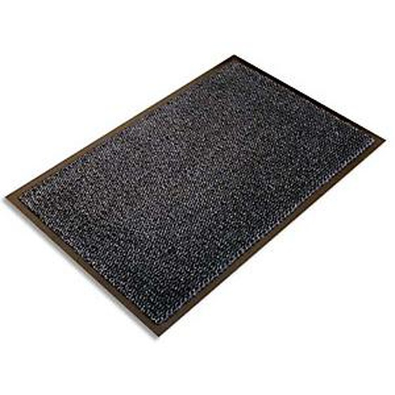 FLOORTEX Tapis daccueil Ultimat Gris vinyle, nylon et fibres renforcées 90 x 150 cm épaisseur 9 mm