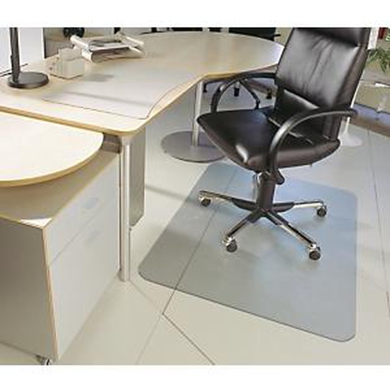 Floortex Tapis protège-sol, vinyle, 117 x 152 cm, transparent