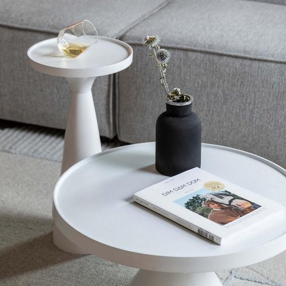 Floss - Table dappoint en métal ø28cm - Couleur - Blanc