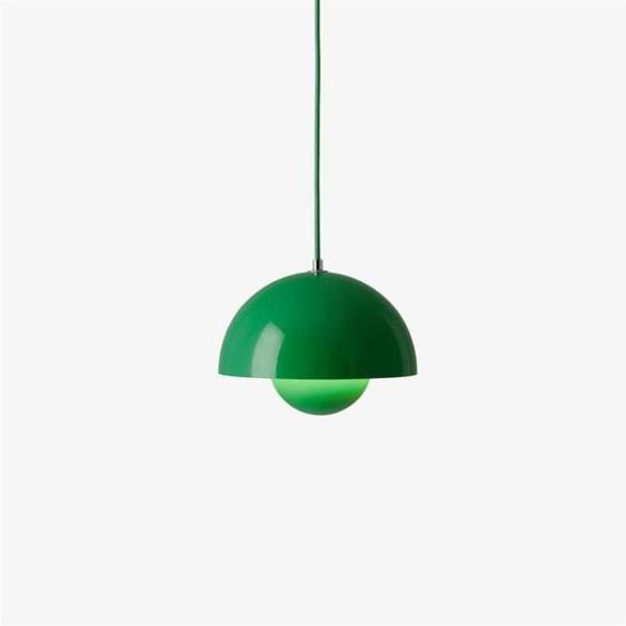 FLOWERPOT VP1-Suspension Métal Ø23cm Vert & Tradition - designé par Verner Panton