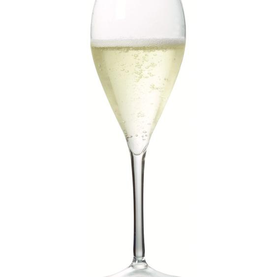 Flûte à champagne réutilisable en plastique 17 cl - Lot de 12