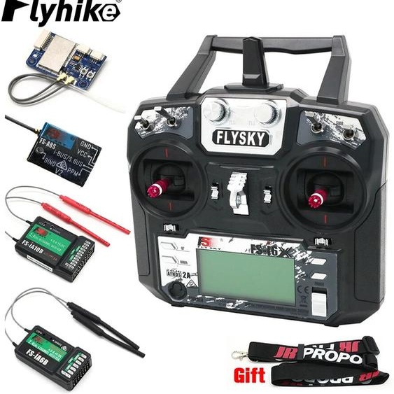 flyhike Original Flysky FS-i6X 10CH 2.4GHz AFHDS pipeline RC Émetteur Avec FS-iA6B FS-iA10B FS-X6B FS-A8S Récepteur Pour RC Avion Drone