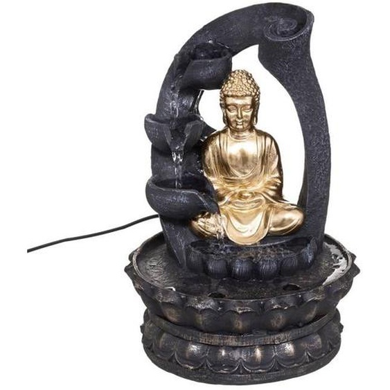 Fontaine Bouddha - doré H27 cm - Multicolore - Atmosphera createur dinterieur