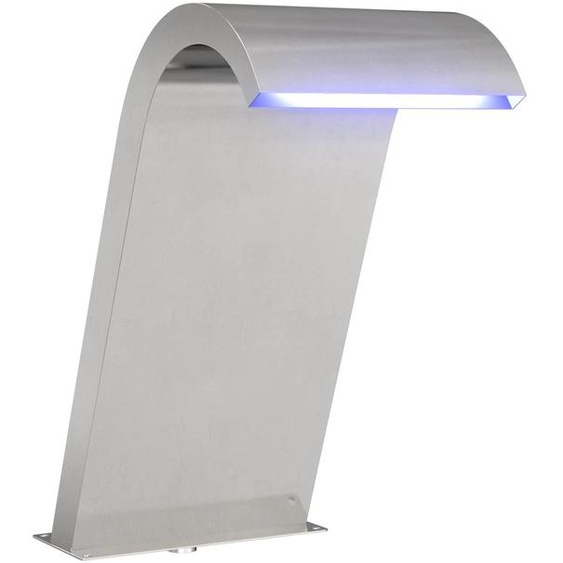 Fontaine de piscine vidaXL argentée 47 x 31 x 60 cm en acier inoxydable