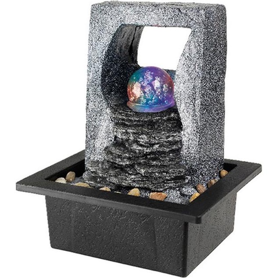 Fontaine à Eau à Led Rvb Avec Boule De Cristal, Pour Usage Intérieur Et Extérieur