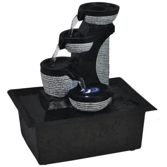 Fontaine dintérieur avec lampe LED Polyrésine Mothinessto LY3370