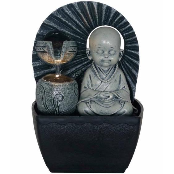 Fontaine dintérieur - Moi - Bouddhiste - Gris - 19 cm - Électrique