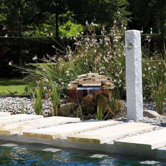 Fontaine GRANIT en PE - Gris clair