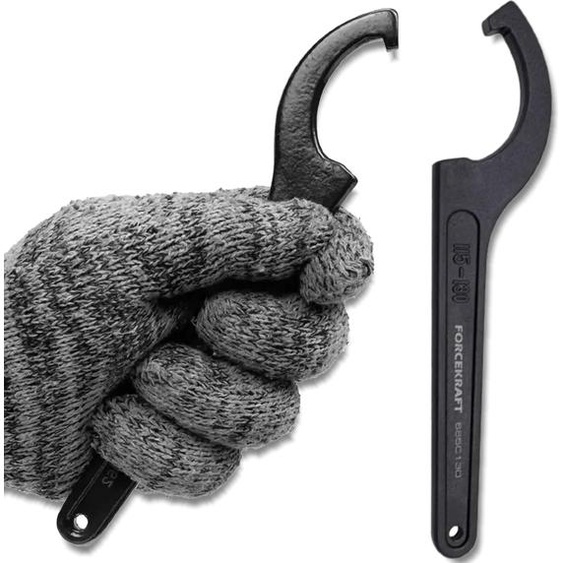 FORCEKRAFT Clé radiale Cr-Mo 115-130 mm Outil professionnel