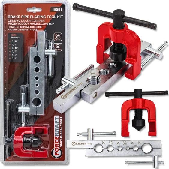 FORCEKRAFT Kit délargissement de tubes 3/16 - 5/8 acier