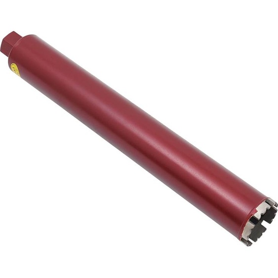 Foret à carotter, acier haute résistance, conception pour forage à eau, rouge