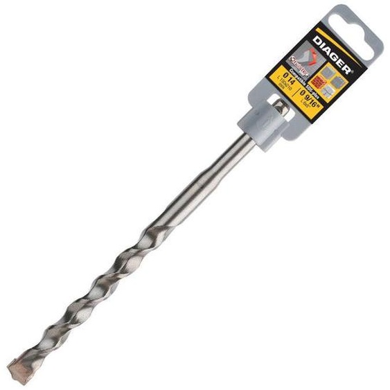 Foret béton - DIAGER - Twister 2 taillants compatible SDS+
