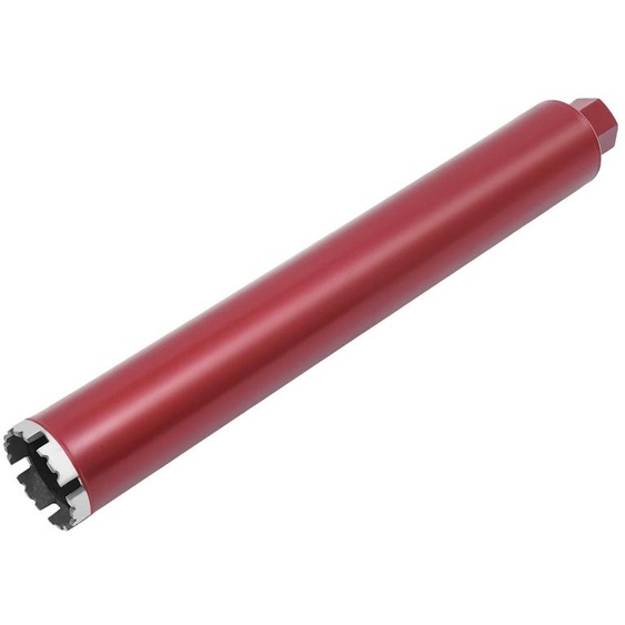 Foret carotteur, acier revêtu de diamant, profondeur de perçage effective 410 mm, rouge