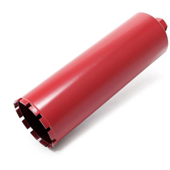 Wiltec - Foret diamant pour Carotteuse ø 132mm Métal fritté Forage à sec et Humide Chantier Carrelage Béton Trépan Couronne Diamant