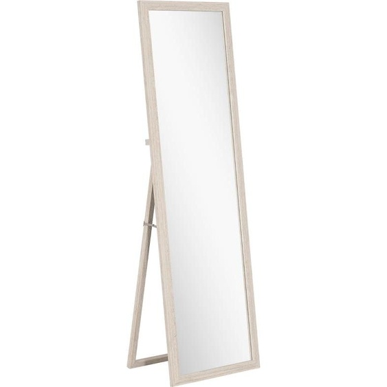Fortuna Lai 160 x 50 cm Miroir corps entier, polyvalent, design rectangulaire avec cadre, blanc