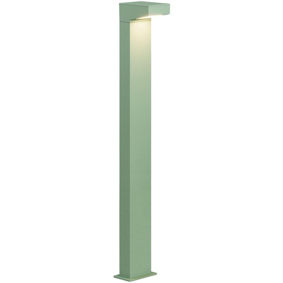 Forward Borne Lumineuse Asymétrique 13X15X90 Cm En Aluminium Sauge, 13W, Led 3000K, Ip65 Pour Éclairage De Jardins Et Allées Piétonnes Extérieures