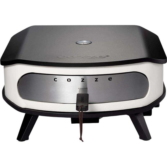 Four à pizza à gaz Cozze avec thermomètre, pierre à pizza rotative et éclairage LED 43 cm 17 pouces 90426