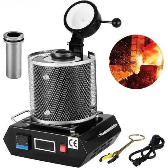 Four de fusion électrique - Capacité de 3 kg - Métal - Haute température