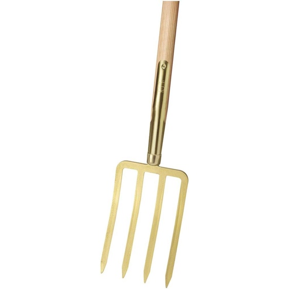 Fourche à bêcher version légère avec 4 dents à baïonnette Dents-L.250mm IDEAL