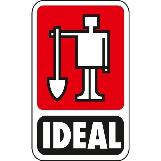 Fourche à bêcher version légère avec 4 dents de lance Dents-L.250mm IDEAL