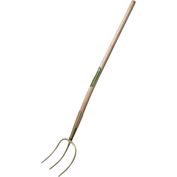 Fourche à foin MINI 63280 3 dents 20 x 18 cm, avec manche en frêne 100 cm