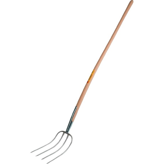 Fourche à fumier ABT Stand.Dents-L.310mm 4 dents forgées,avec manche G.1500g FREUND