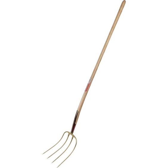 Fourche à fumier Erntekönig Dents-L.310mm 4 dents forgées en Allemagne du Sud, avec manche