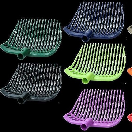 Fourche à fumier plastique Medium noir sans manche