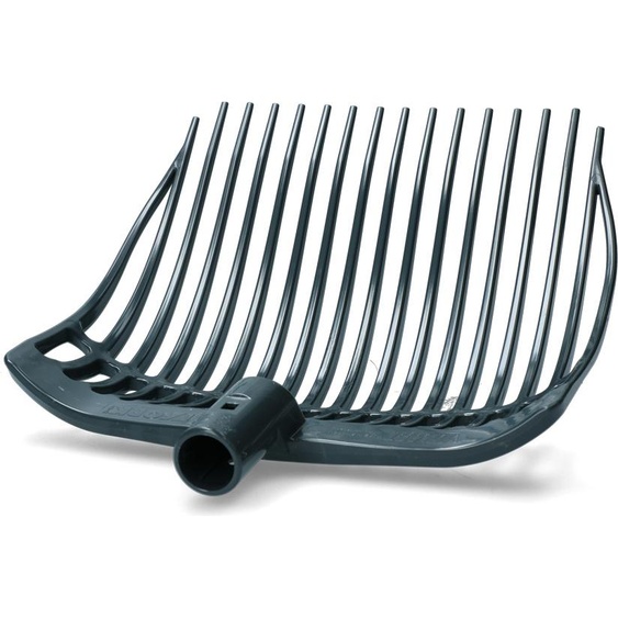 Fourche à fumier plastique moyenne gris foncé sans manche