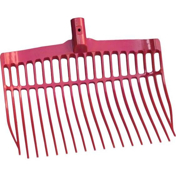 Fourche à fumier plastique rose sans manche