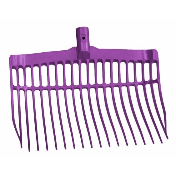 Fourche à fumier plastique violet sans manche